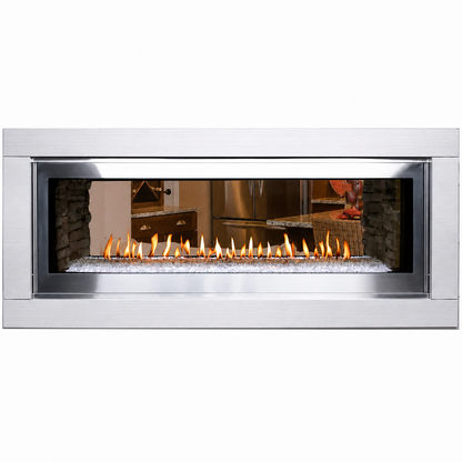 Empire Boulevard 48" See-Through Direct Vent Linear Gas Fireplace with Multi Function Remote
