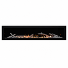 Empire Boulevard 72" Linear Vent Free Contemporary Gas Fireplace With Thermostat Variable Remote Control