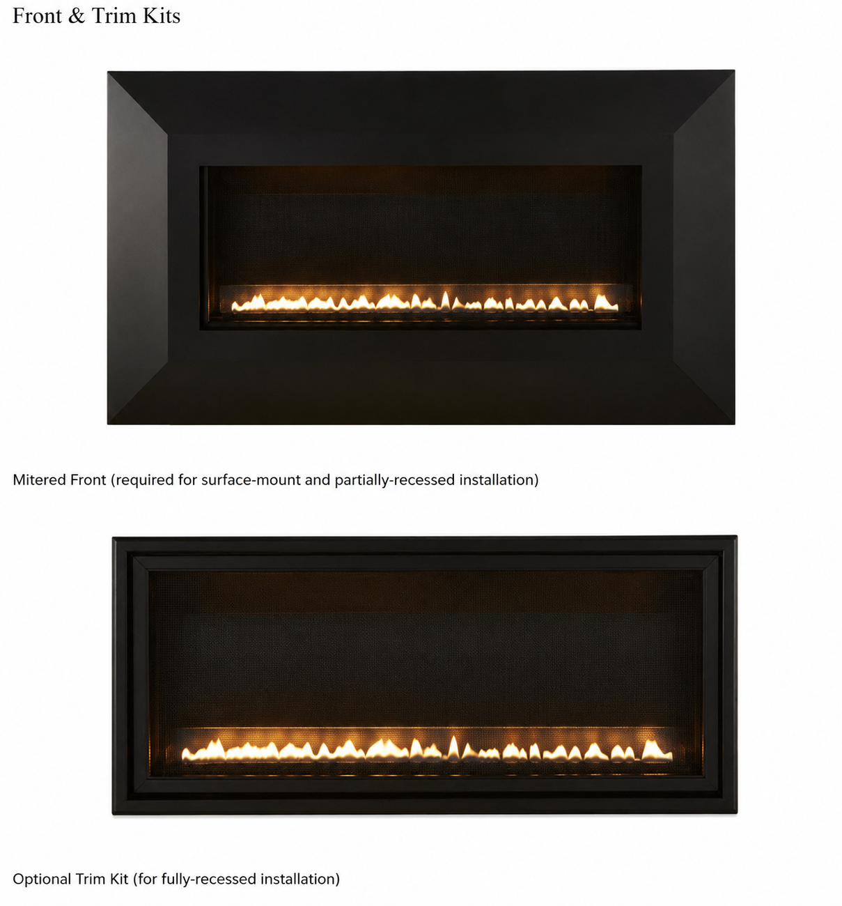 Empire Boulevard Slim Line 10,000 BTU 30" Vent Free Linear Gas Fireplace