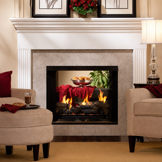 Empire Breckenridge 36" See-Through Ventless Premium Firebox