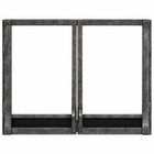 Empire DDF36CPD Distress Pewter Forged Iron Doors & Frame for 36" Tahoe Clean Face Luxury Fireplace