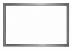 Empire DF242NB 1.5" Brushed Nickel Rectangle Front for 36" Tahoe Clean Face Peninsula Fireplace End