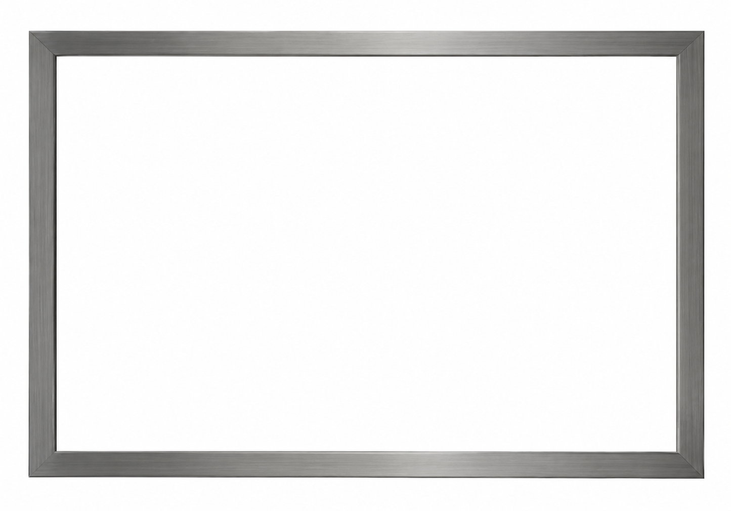 Empire DF362NB 1.5" Brushed Nickel Rectangle Front for 36" Tahoe Clean Face Luxury Fireplace