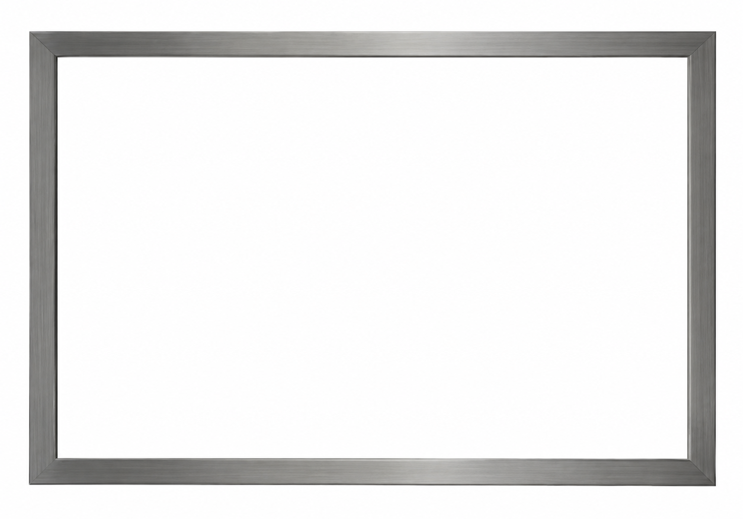 Empire DF362PNB 1.5" Brushed Nickel Beveled Frame for 36" Tahoe Clean Face Peninsula & See Through Fireplace