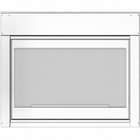 Empire DFED409SS 40" Stainless Steel Frame for Rushmore DVCT40 See-Through Direct Vent Fireplace