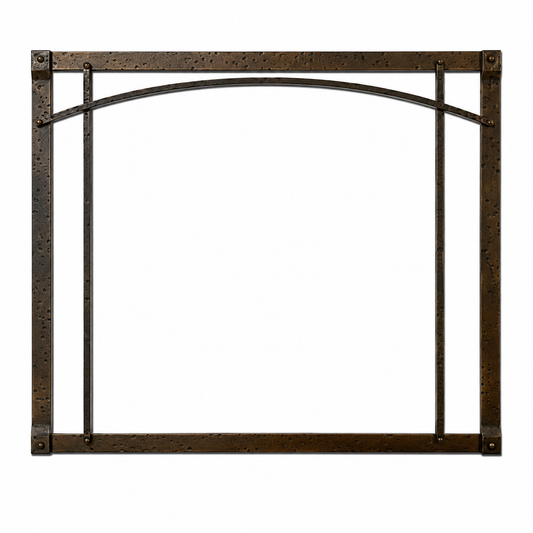Empire DFF30RBZT 30" Oil-Rubbed Bronze Arch Forged Iron Inset for Rushmore DVCT30 Direct Vent Insert