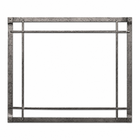 Empire DFF36CPD 36" Distressed Pewter Rectangle Forged Iron Inset for Rushmore DVCT36