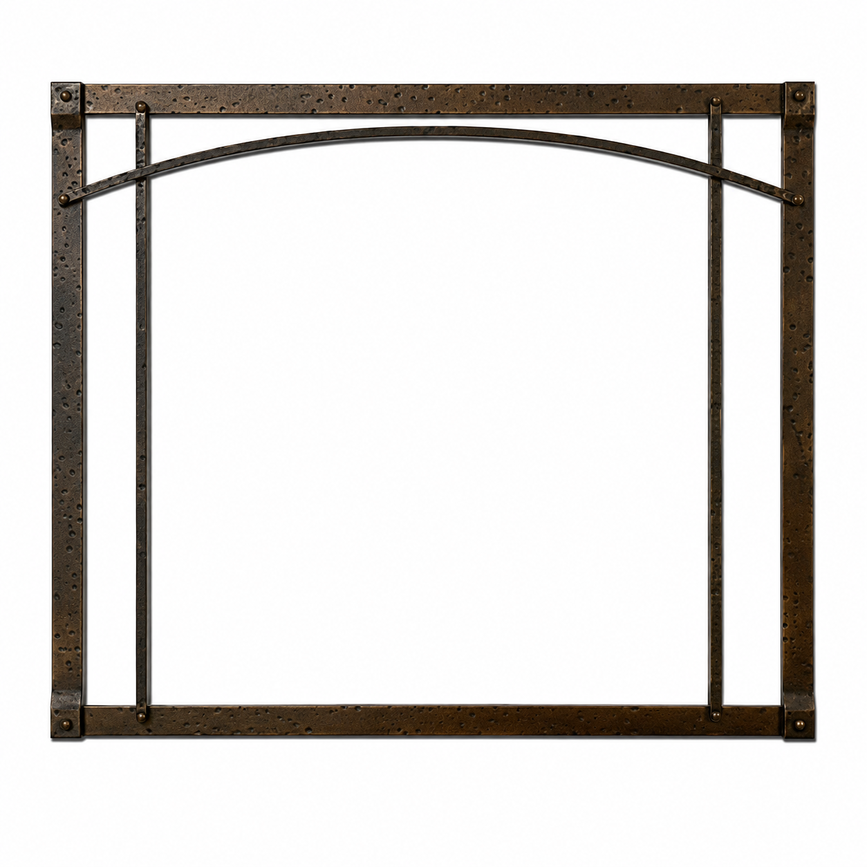 Empire DFF36RBZT 36" Oil-Rubbed Bronze Arch Forged Iron Inset for Rushmore DVCT36 Direct Vent Fireplace
