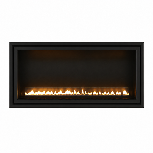Empire DFSL30PBL Black Narrow Trim for 30" Boulevard SL Vent Free Linear Fireplace