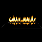 Empire DTU24PB 24" Polished Black Decorative Top for Multi Sided Loft Series Burner