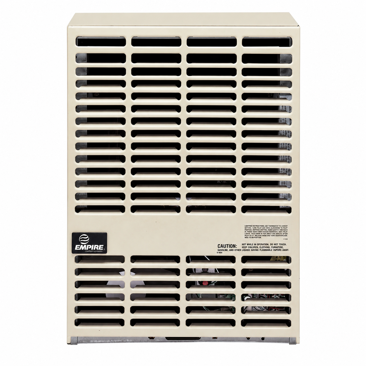 Empire DV215SG 20" Beige Millivolt Control Direct Vent Wall Furnace
