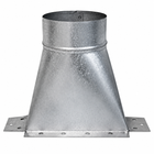 Empire DV648DBF Oval-to-Round Flue Adaptor Kit for Vent Enclosure