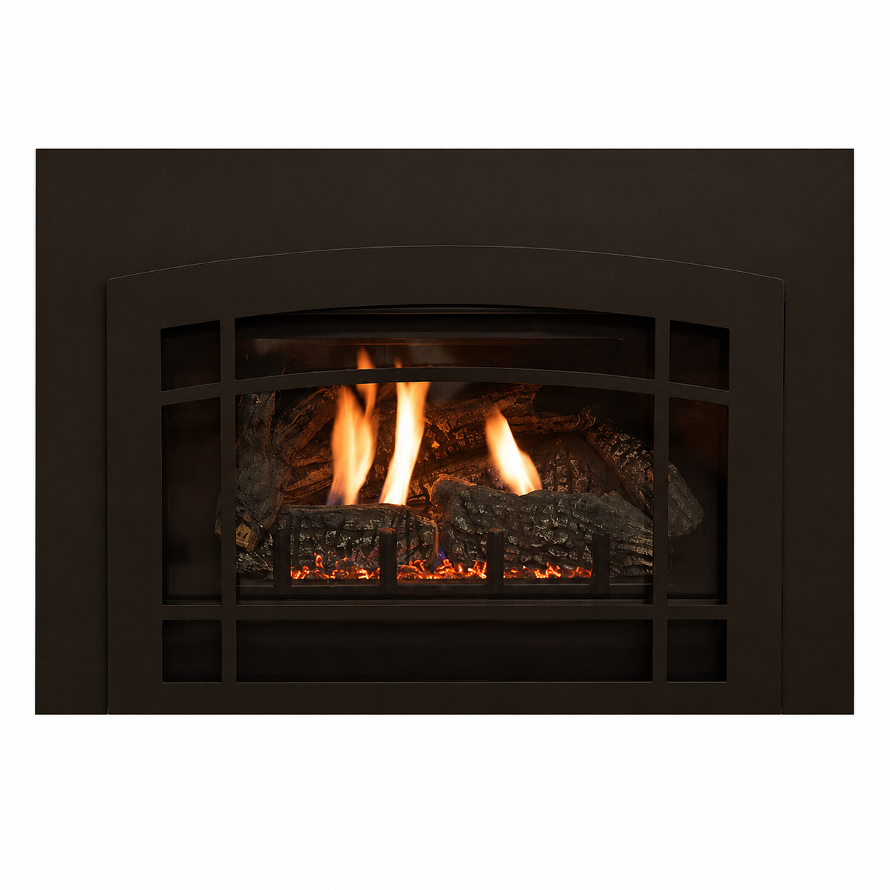 Empire DVF20HBZ Bronze Lancaster Front for 28" Small Innsbrook Direct Vent Fireplace Insert