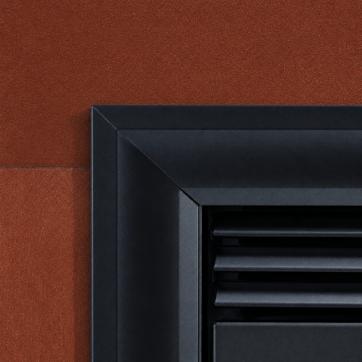 Empire DVF2BL 3-Piece Black Steel Frame for 36" Fireplace