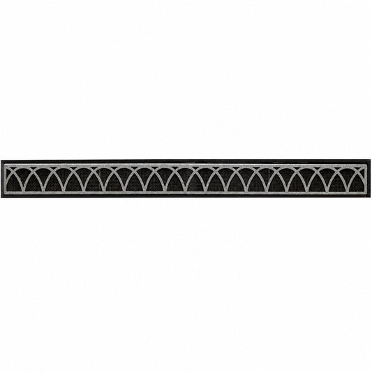Empire DVG4ABL Black Arch Louvers for 48" Fireplace and Firebox