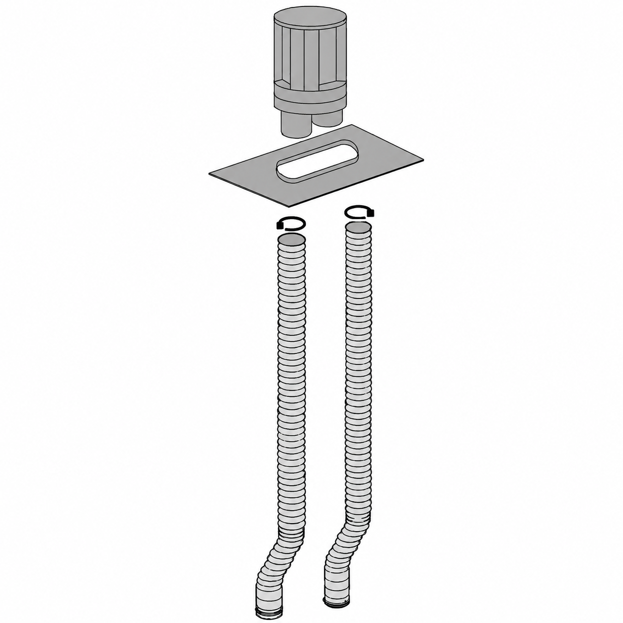 Empire DVKI2P Vertical Co-Linear Termination Kit