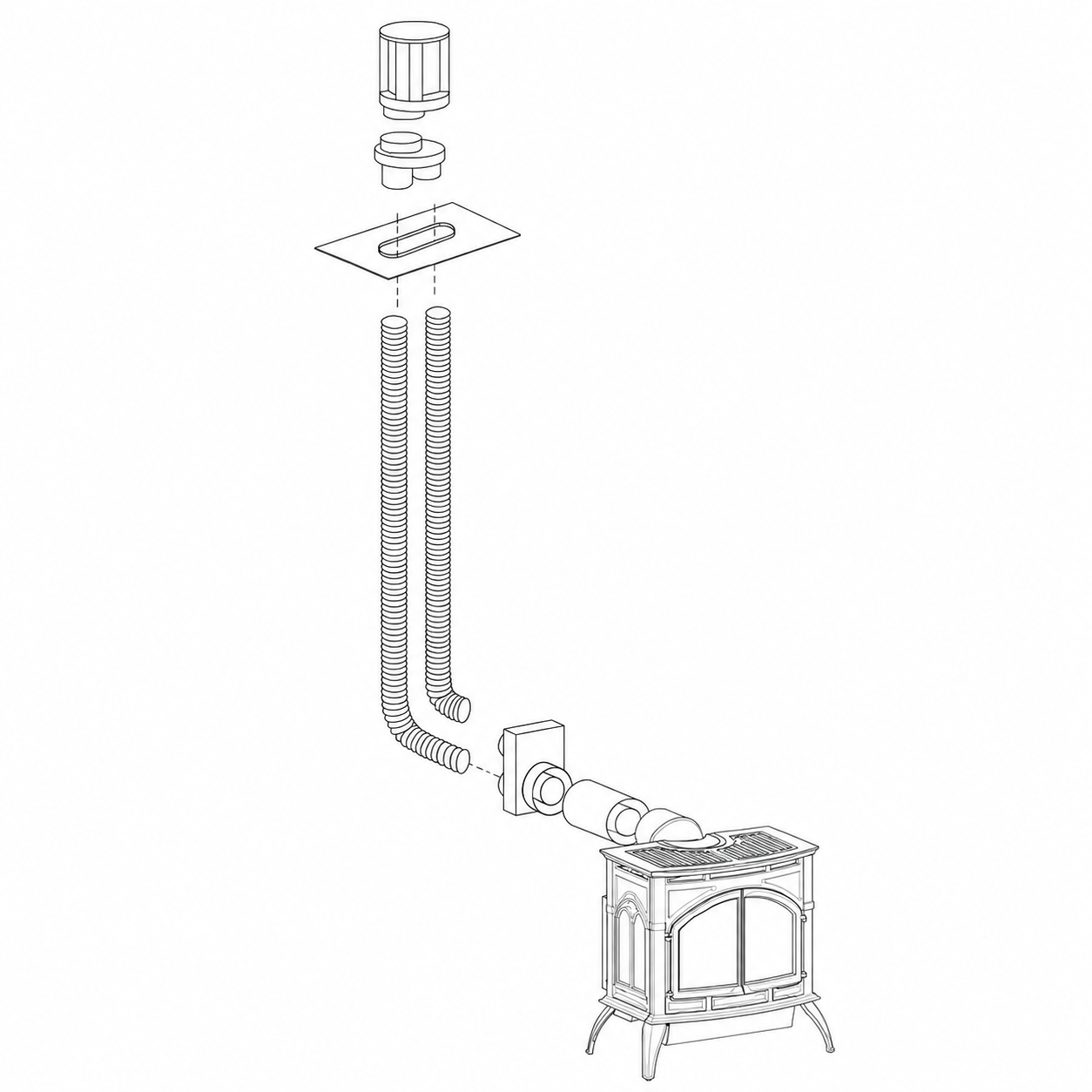 Empire DVKI2P Vertical Co-Linear Termination Kit