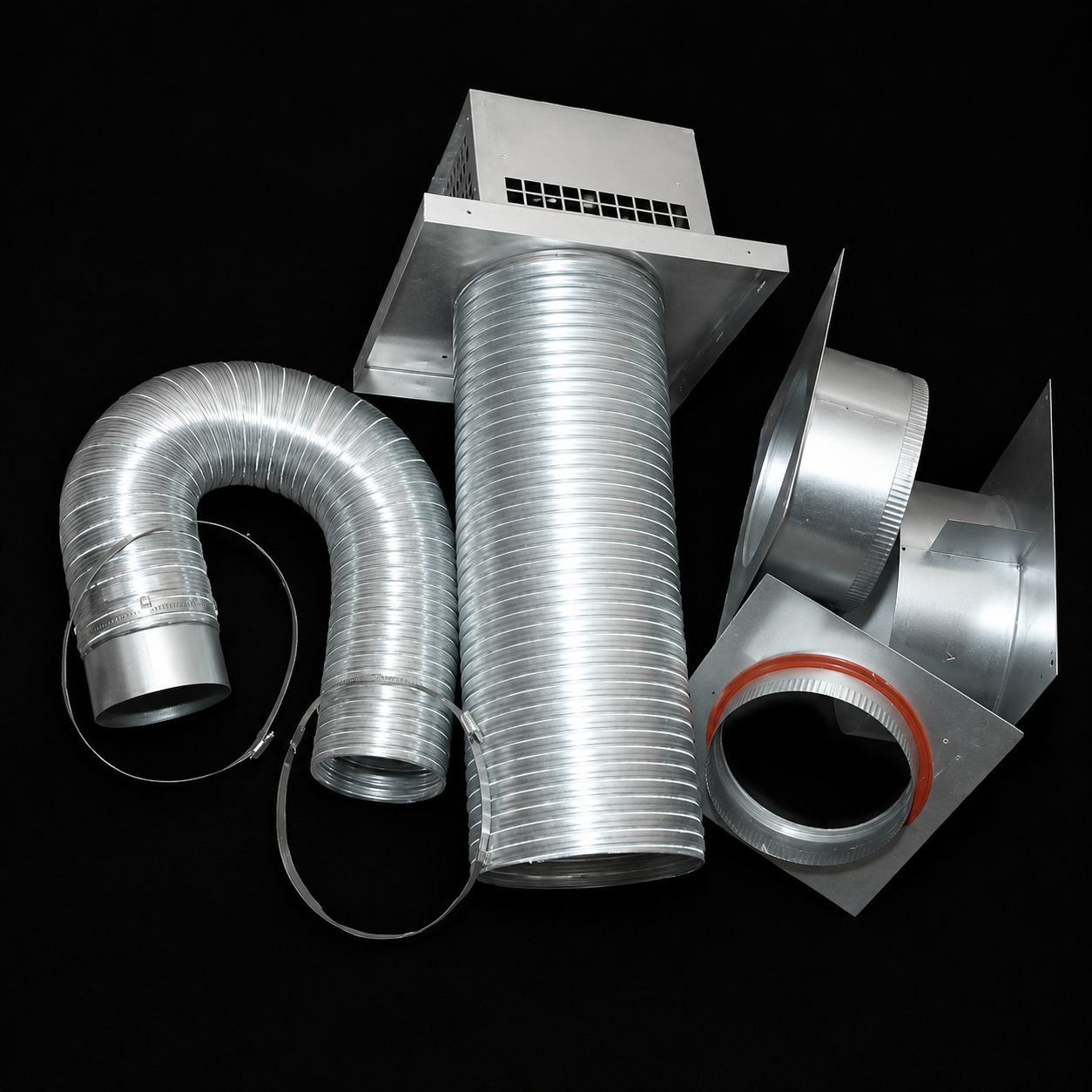 Empire DVVK4F 4 x 6 5/8 Horizontal DV Flex Vent Kit