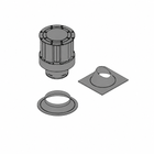 Empire DVVK4VP 4" x 6 5/8" DV Vent Kit Vertical Thru-The-Roof