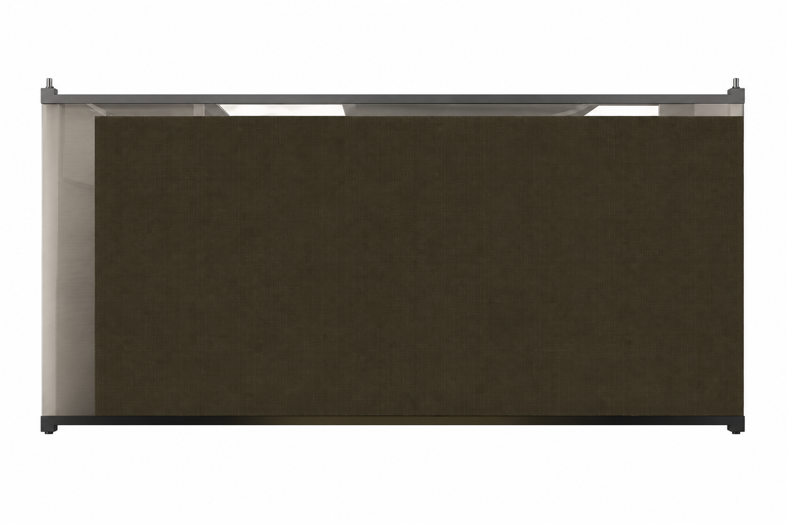 Empire EFGLASS Black Single Glass Door Panel for 39" Nexfire Electric Fireplace