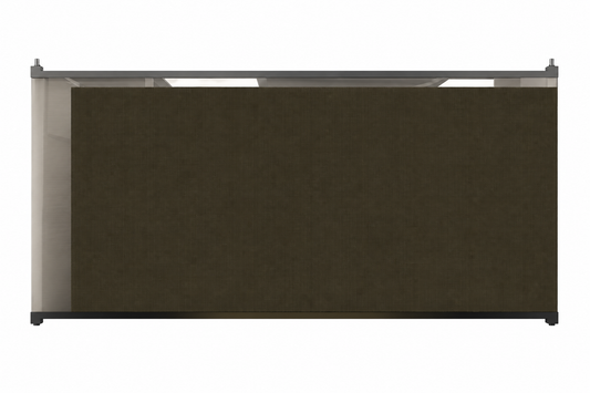 Empire EFGLASS Black Single Glass Door Panel for 39" Nexfire Electric Fireplace