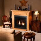 Empire EMBC11SUH 26" Corner Cabinet Mantel With Base in Unfinished Hardwood Finish