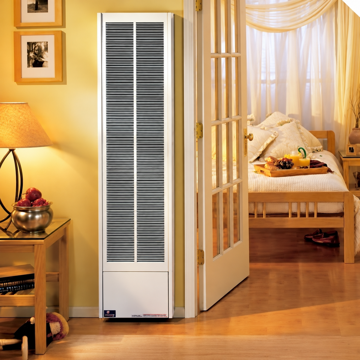 Empire GWT25 66" White B-Vent Wall Furnace 25,000 BTU with Millivolt Control