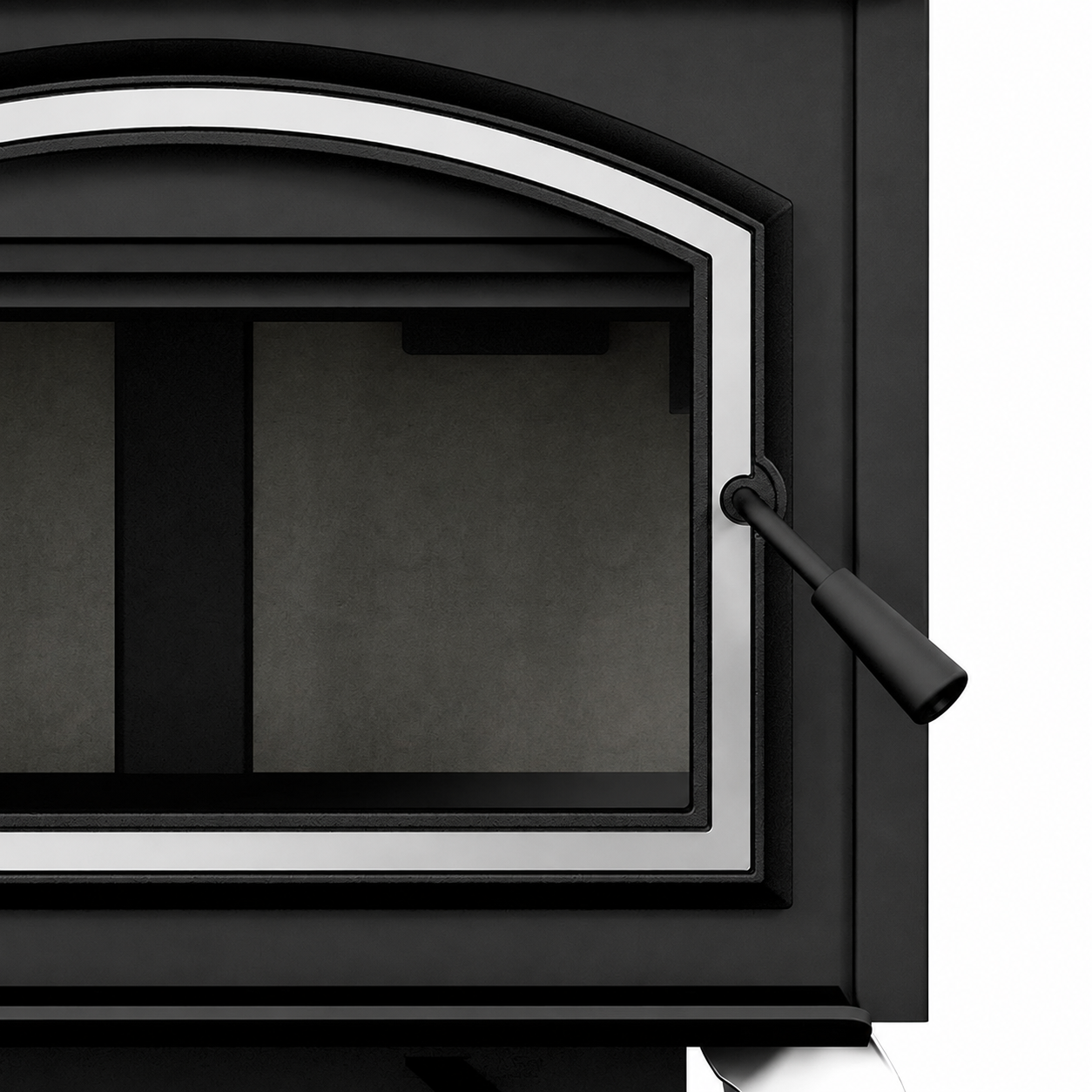 Empire Gateway 1700 Freestanding 24" Metallic Black Wood Stove WB17FS