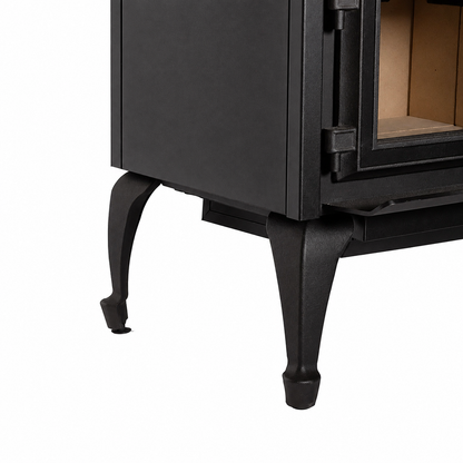 Empire Gateway 1700 Freestanding 24" Metallic Black Wood Stove WB17FS