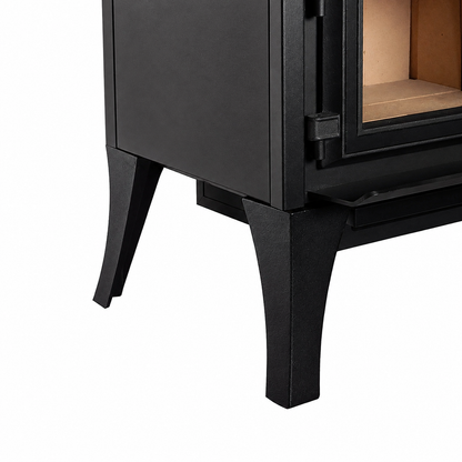 Empire Gateway 1700 Freestanding 24" Metallic Black Wood Stove WB17FS
