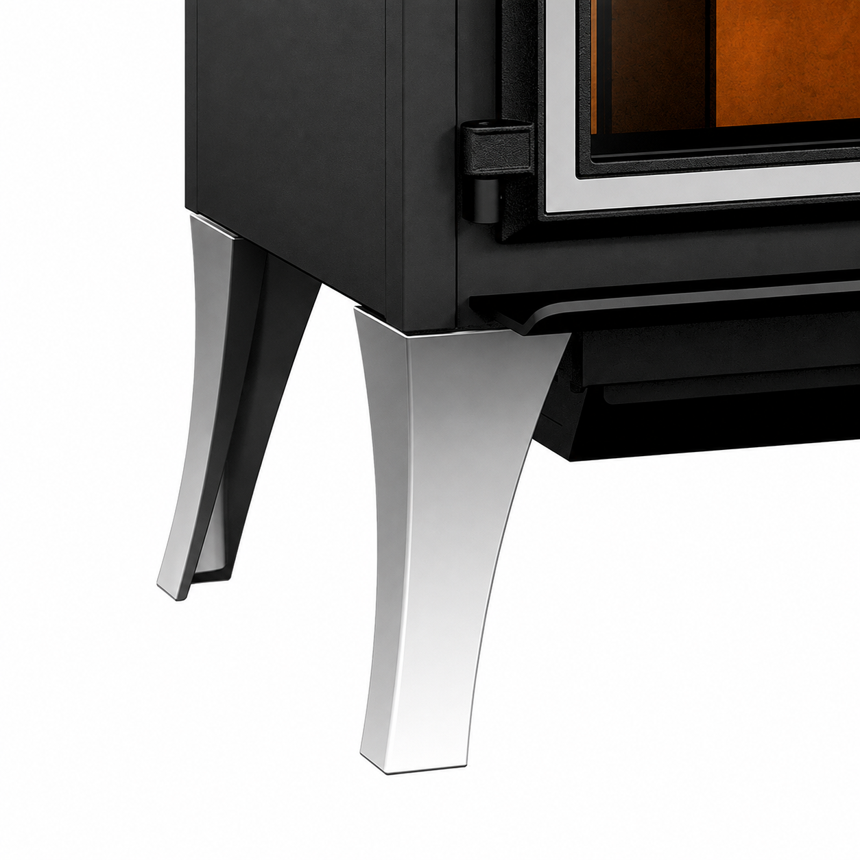 Empire Gateway 1700 Freestanding 24" Metallic Black Wood Stove WB17FS