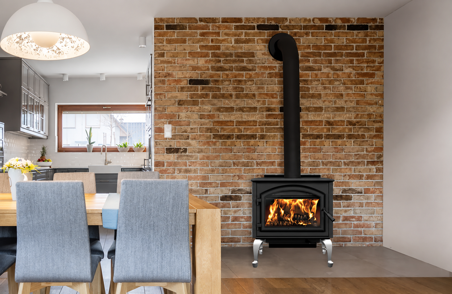 Empire Gateway 3500 EPA Certified 28" Freestanding Wood Stove WB35FS (Tax Credit Qualified)