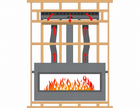 Empire HMGW36 36" Gravity Heat Management Kit
