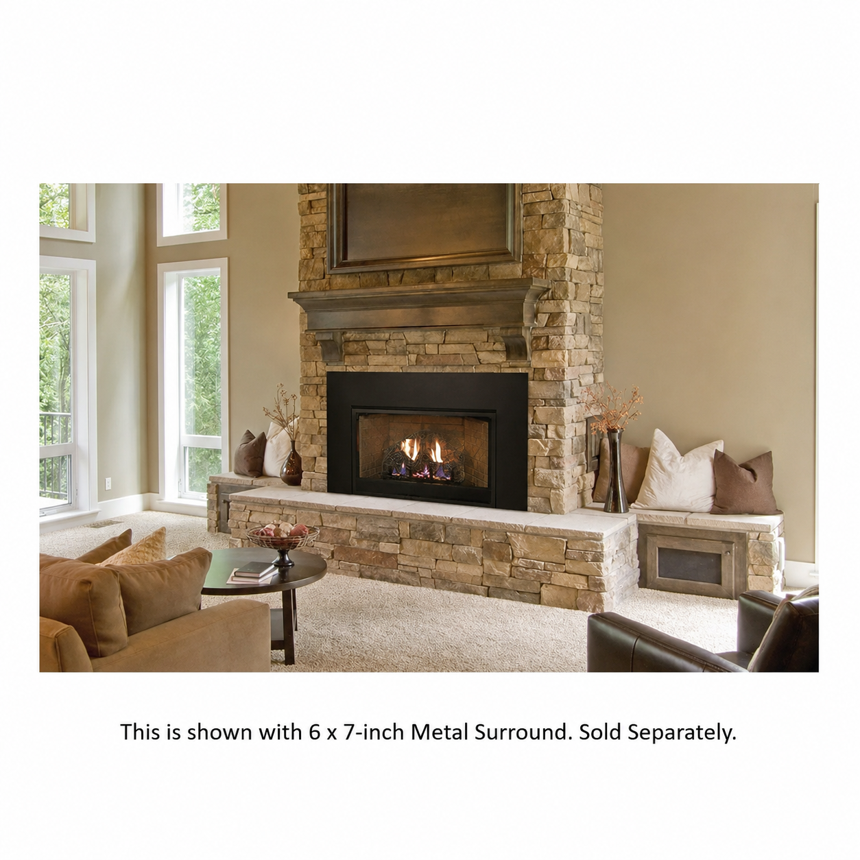 Empire Innsbrook 27" Vent Free Small Gas Fireplace Insert with Blower