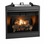 Empire Keystone Deluxe 34" B-Vent Gas Fireplace with Log Set
