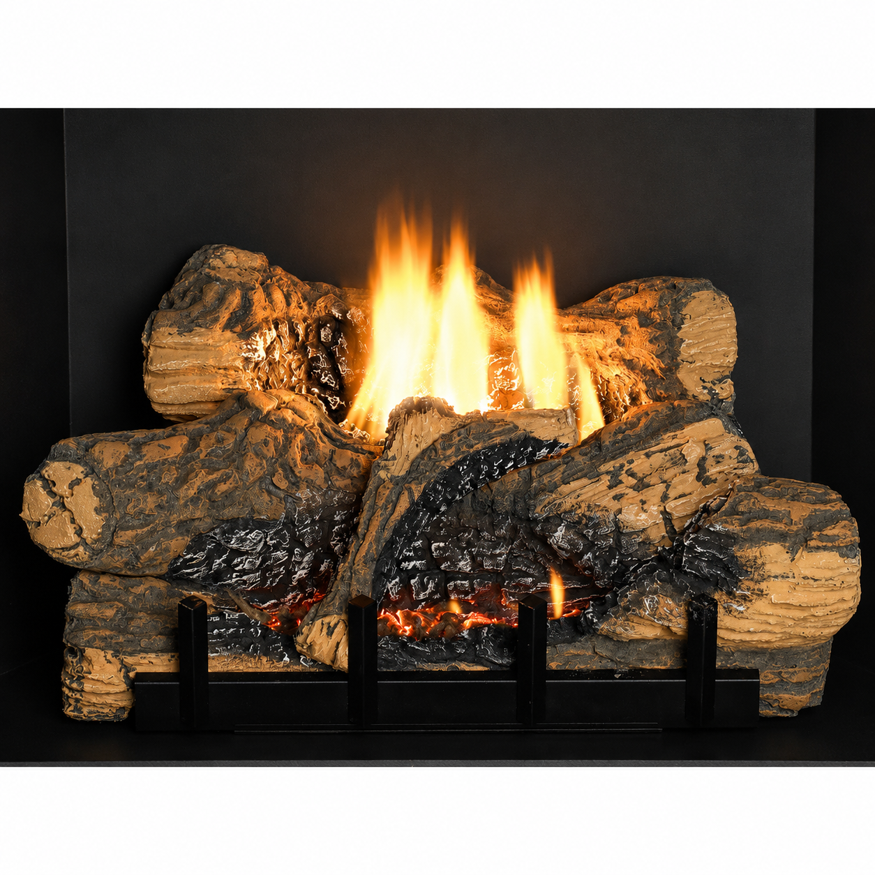 Empire Keystone Deluxe 34" B-Vent Gas Fireplace with Log Set