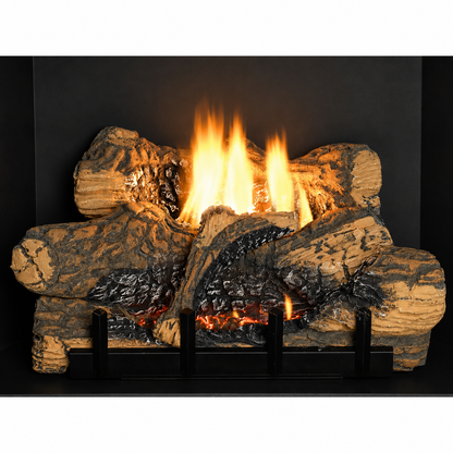 Empire Keystone Deluxe 34" B-Vent Gas Fireplace with Log Set