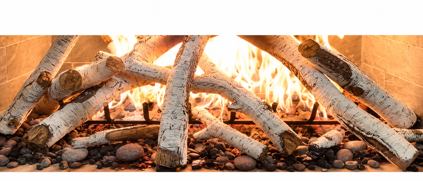 Empire LBF60 60" Birch Log Set