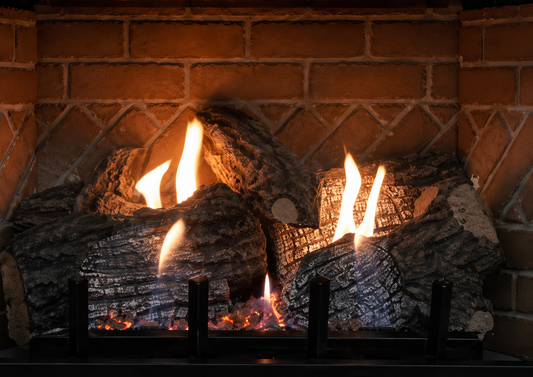 Empire LS18CR Refractory Log Set for Innsbrook Vent Free Medium Fireplace Insert
