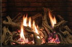 Empire LS36DINF Driftwood Ceramic Fiber Log Set for Rushmore DVCT36 Direct Vent Fireplace