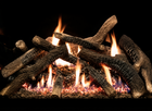 Empire LS36TINF Traditional Charred Ceramic Fiber Log Set for Rushmore DVCT36 Direct Vent Fireplace