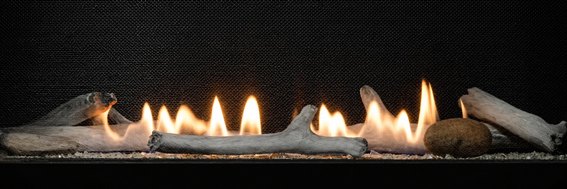 Empire LS60SHF 22 Pieces Ceramic Fiber Driftwood Log With Rock Set