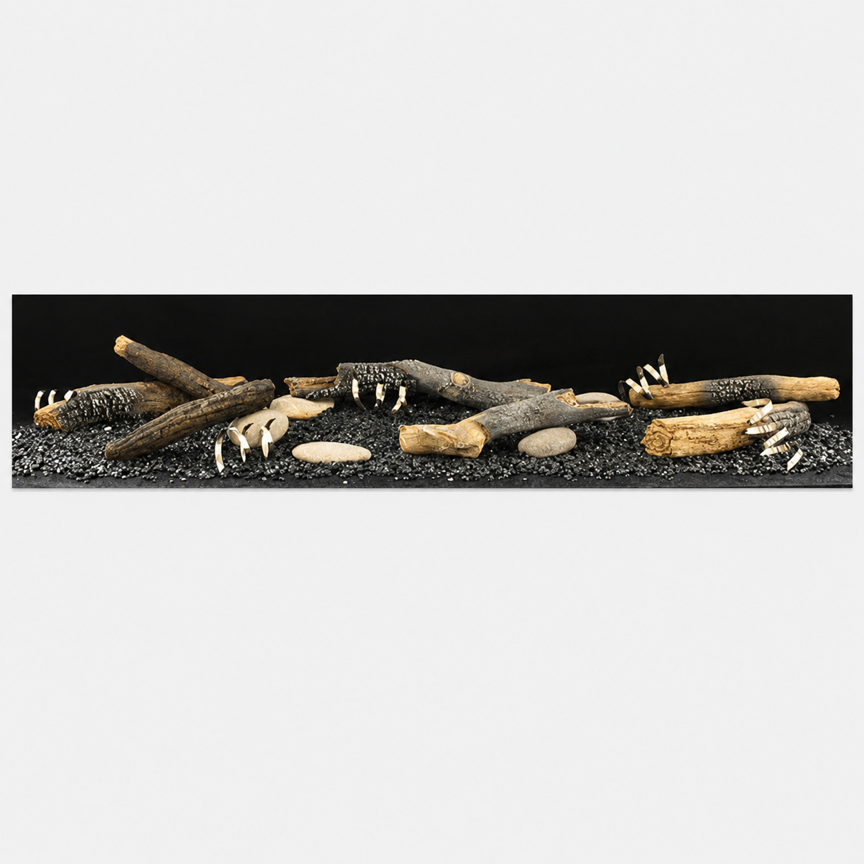 Empire  LSM1THF 7 Pieces Rustic Log Set for Boulevard Direct Vent Linear Fireplace
