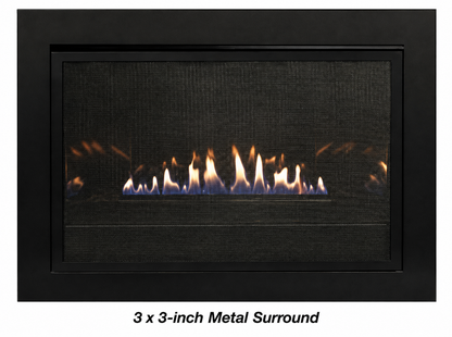 Empire Loft 27" 10,000 BTU Vent Free Small Gas Fireplace Insert with Burner