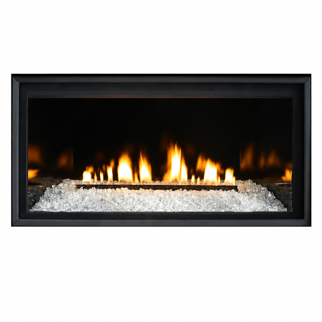 Empire Loft 36" Linear Direct Vent Gas Fireplace With On/Off Switch and Crushed Glass