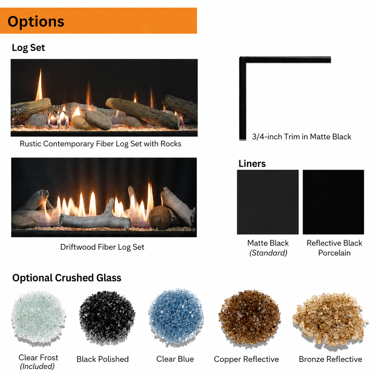 Empire Loft 36" Millivolt Control Linear Direct Vent Gas Fireplace