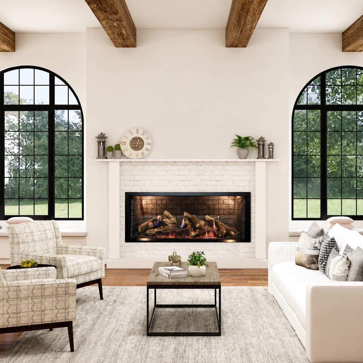 Empire McKinley TruFlame 60" Direct Vent Gas Fireplace DVCTL60CFP95N