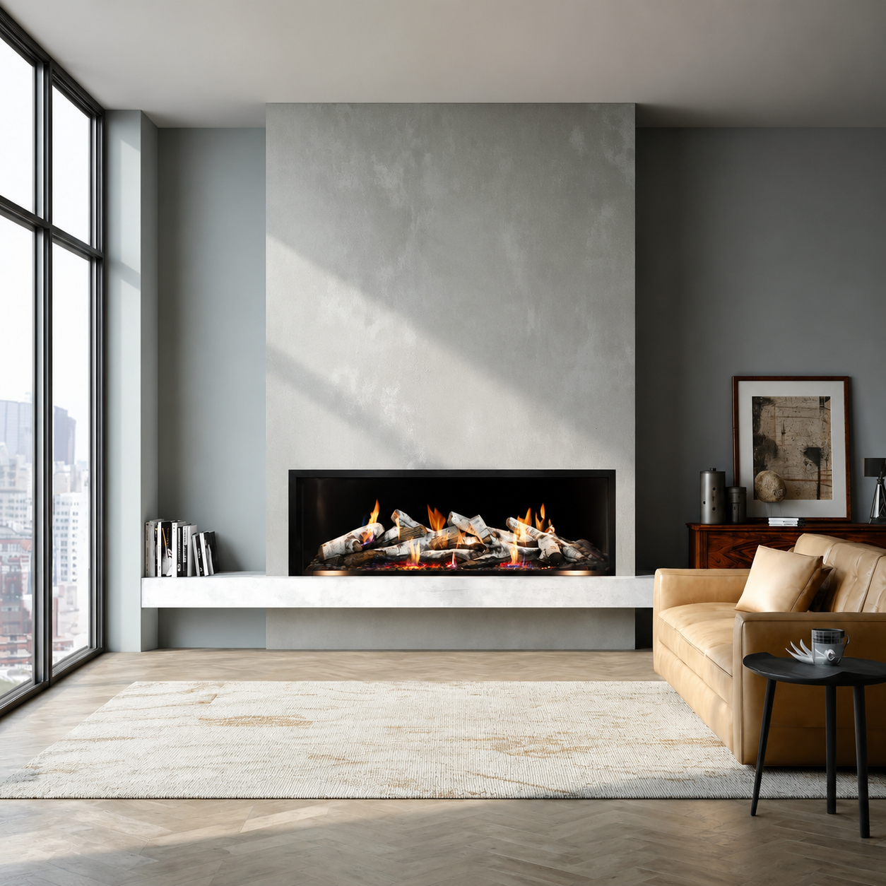 Empire McKinley TruFlame 60" Direct Vent Gas Fireplace DVCTL60CFP95N