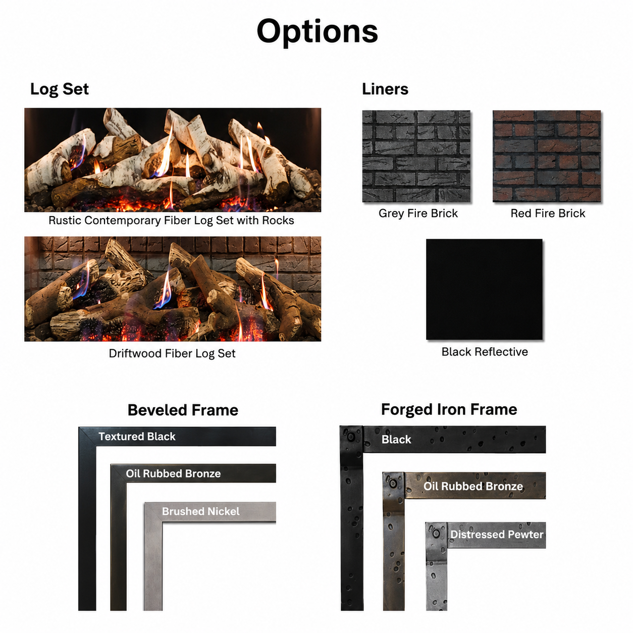 Empire McKinley TruFlame 60" Direct Vent Gas Fireplace DVCTL60CFP95N