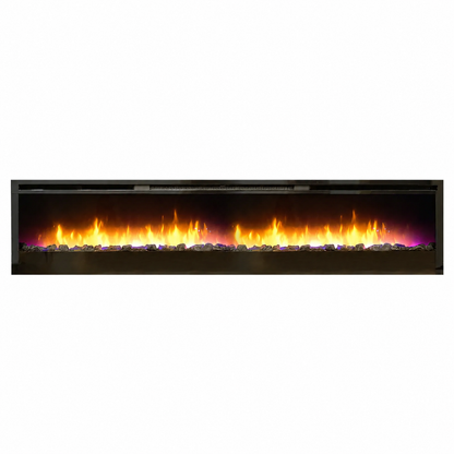 Empire Nexfire 74" Contemporary Linear Electric Fireplace EBL74